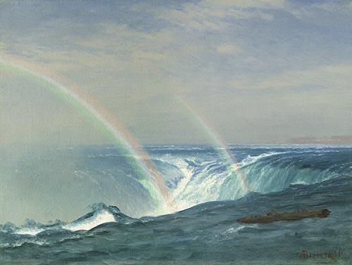 Albert Bierstadt Home of the Rainbow, Horseshoe Falls, Niagara